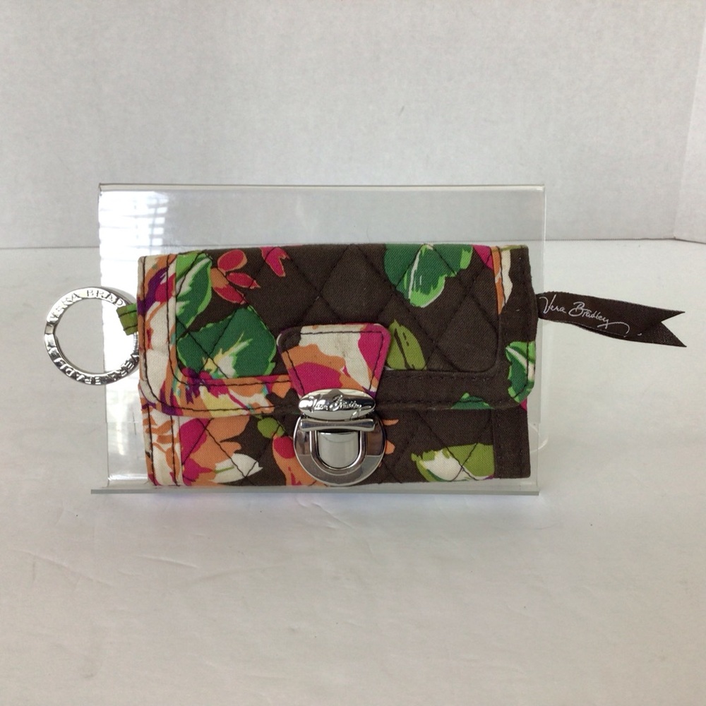 Vera Bradley ID, Coin, Key Ring Wallet